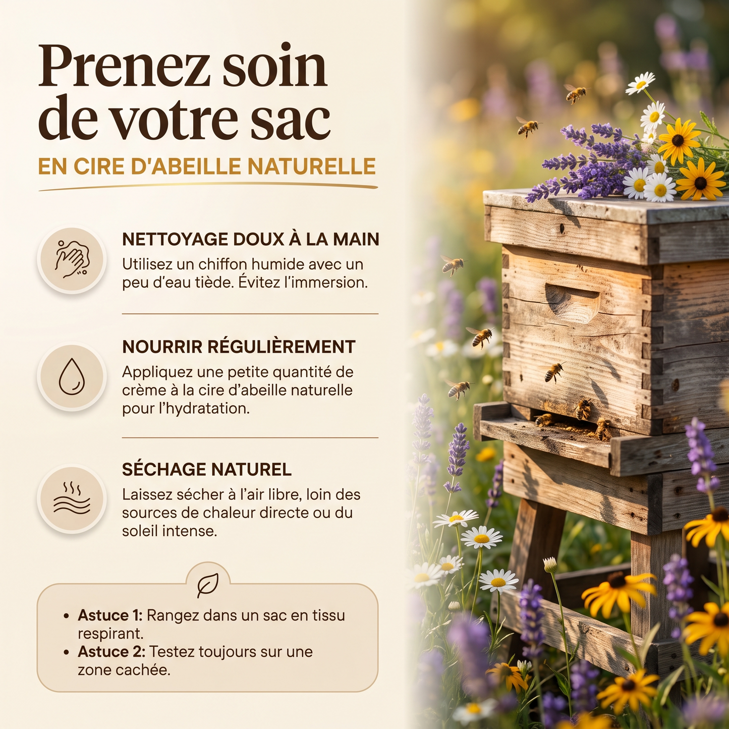 La Housse à Pain Miel & Farine