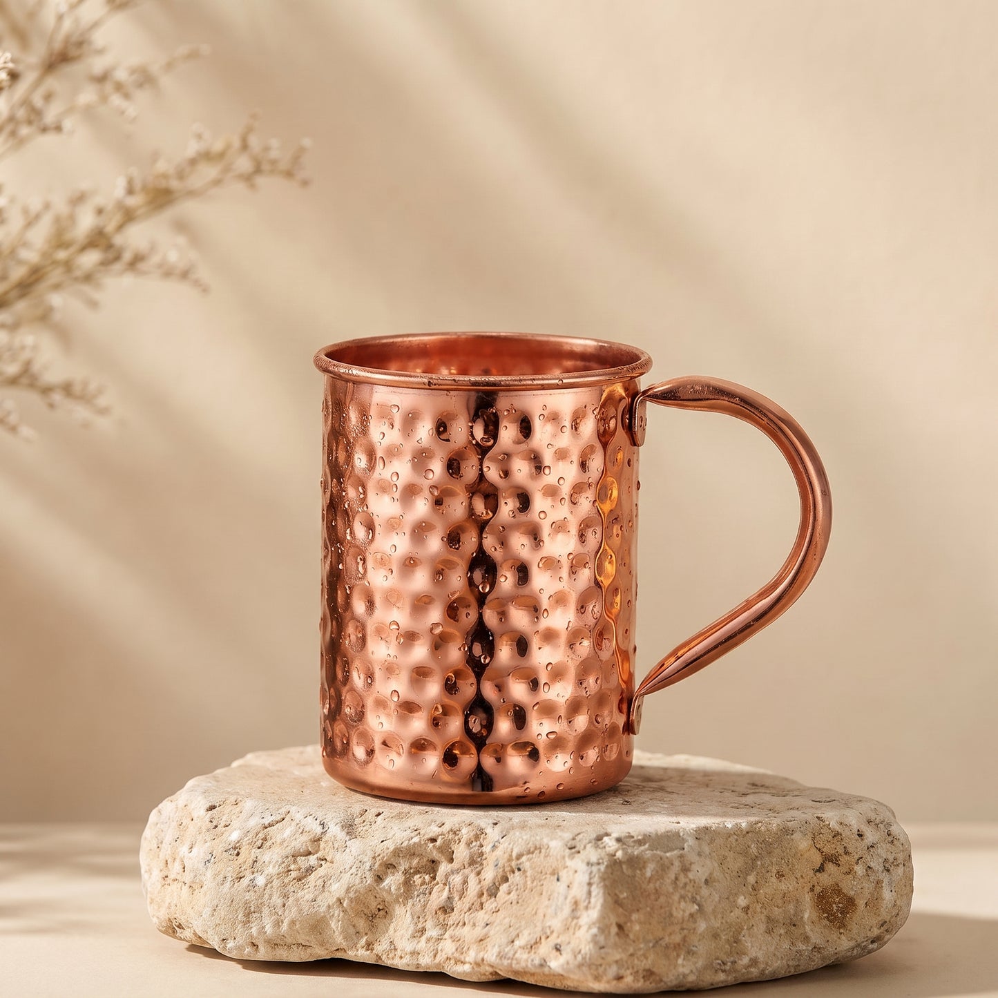 Tasse en Cuivre Martelé Cuivria