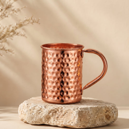 Tasse en Cuivre Martelé Cuivria